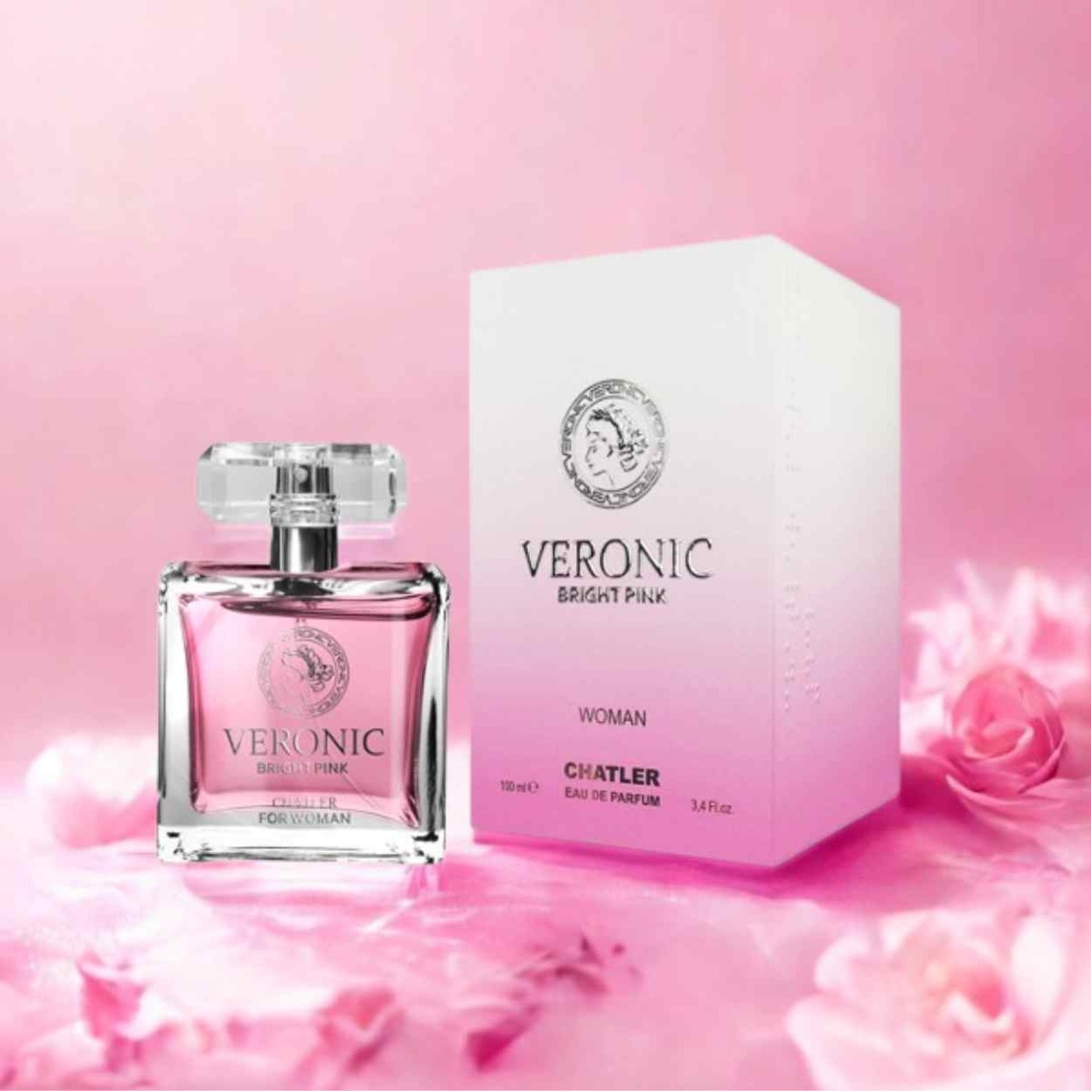 Chatler Veronic Bright Pink EDP 100ml - 3