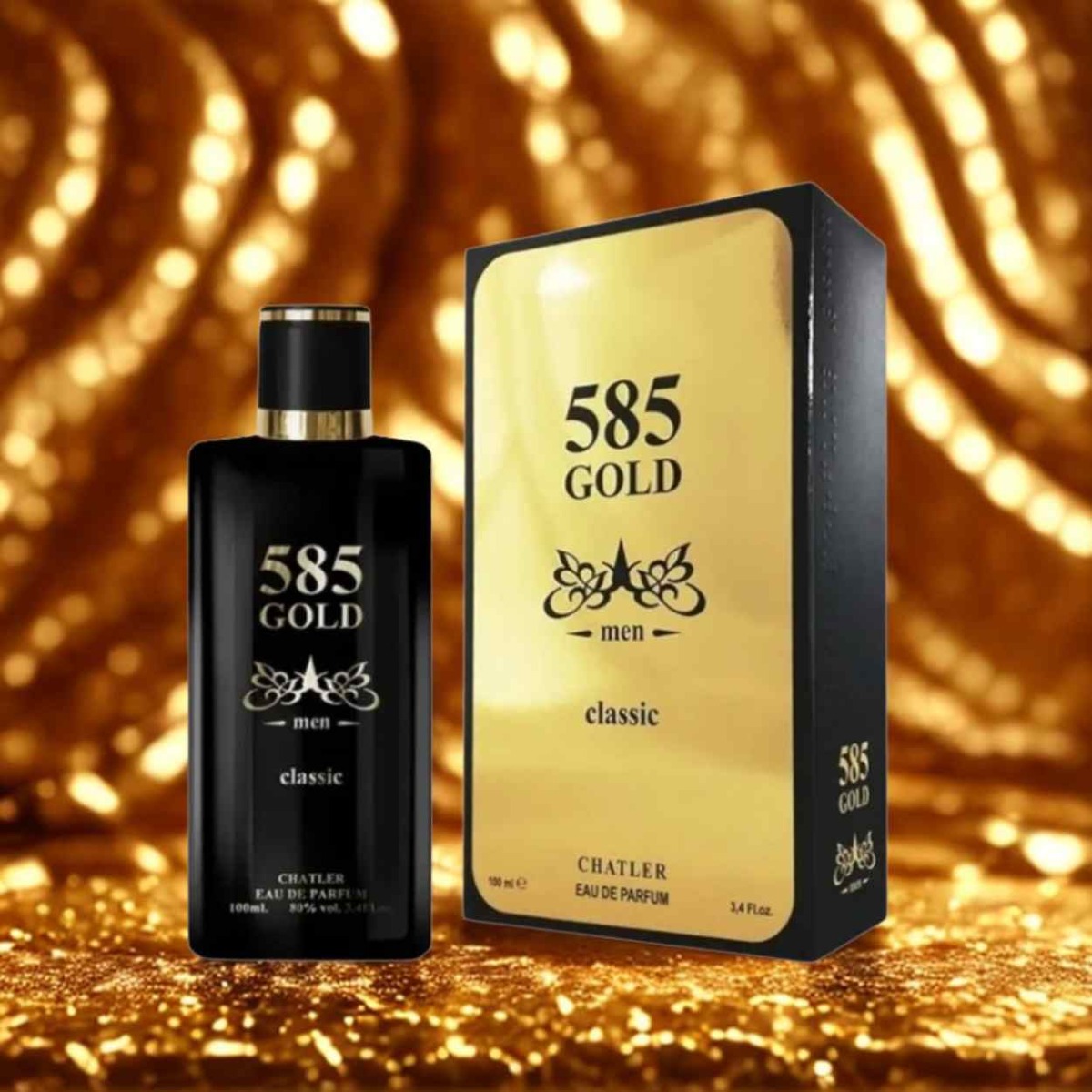 Chatler 585 Gold Classic Men EDP 100ml - 3