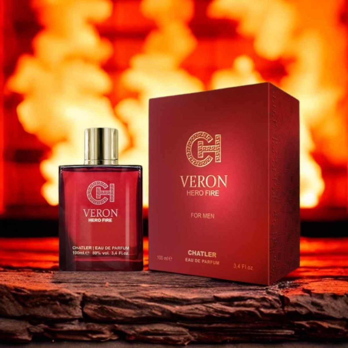 Chatler Veron Hero Fire EDP 100ml - 3