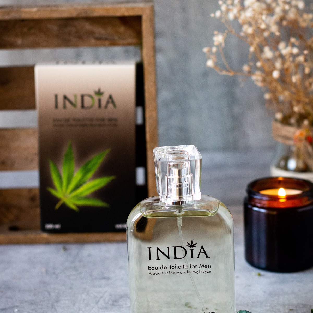 INDIA Woda toaletowa męska z nutą konopi 100 ml - 2