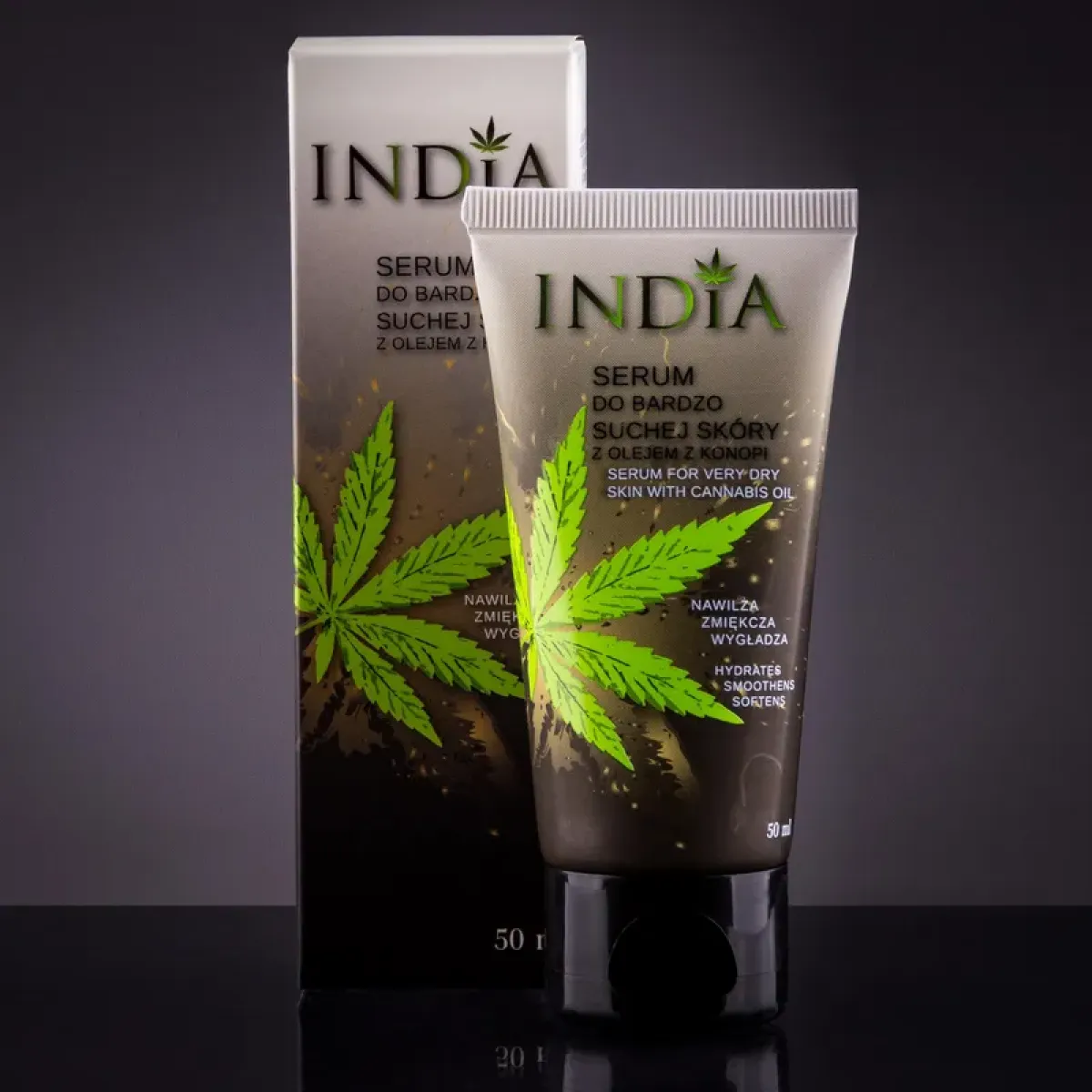 INDIA Serum z olejem konopnym dla suchej skóry - 2