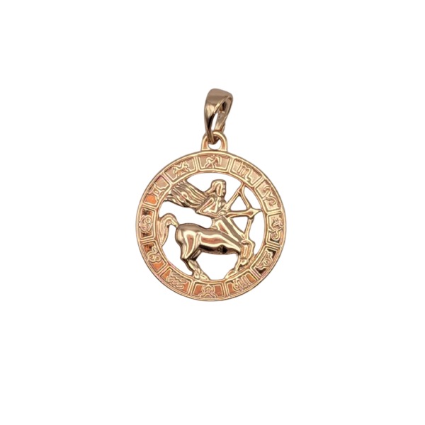 Zawieszka ze stali chirurgicznej Znaki zodiaku 316L Odcień: Rose Gold