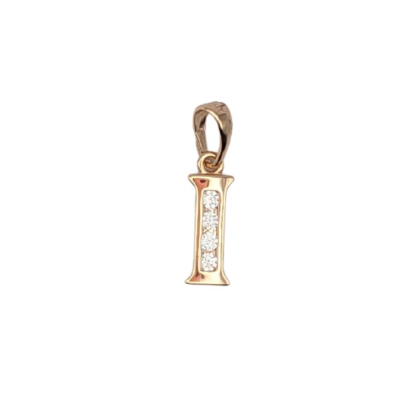 Zawieszka ze stali chirurgicznej Litery 316L Odcień: Rose Gold